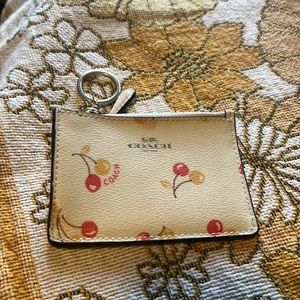 Coach cherry wallet